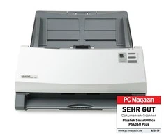 Skeneris „Plustek SmartOffice PS406U Plus“ 600 x 600 DPI ADF skaitytuvas Pilka, Balta A4
