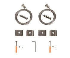 slv Plieniniai laidai EUTRAC®, S-TRACK ir 1 fazės sistemoms, 2 x 5m