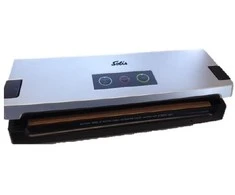 SOLIS vakuuminis sandariklis „Vac Smart Electrical“, Nerūdijantis plienas/ juodas, Žarnos jungtis vakuumui konteinerių viduje sukurti
