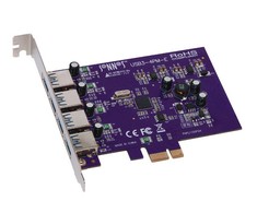 Kontrolierius Sonnet PCIE 2.0 x1 - 4x USB 3.0 (USB3- 4PM- E)
