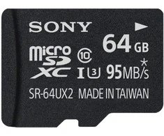 Atminties kortelė SONY SR-64UX2A 64GB Micro SDXC U3 CL10