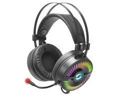 Speedlink ausinės Quyre RGB 7.1, juodos (SL-860006-BK)