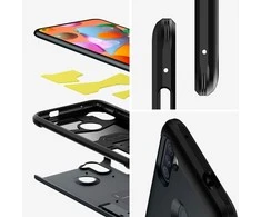 Dėklas Spigen Tough Armor Samsung M115 M11 juodos spalvos ACS00857