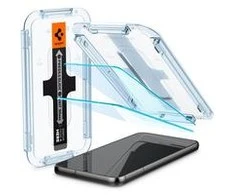 Apsauginis stiklas Spigen GLAS.TR „EZ FIT” 2-pack Samsung Galaxy S23 Plus Plus CLEAR