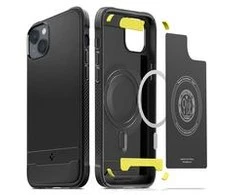 Spigen Rugged Armor Mag MagSafe Apple iPhone 14 – dėklas telefonui juodos spalvos