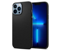 Spigen Liquid Air dėklas skirtas Apple iPhone 13 Pro Max, spalva - Matte Black