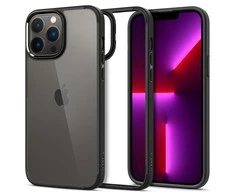 Spigen Ultra Hybrid dėklas skirtas Apple iPhone 13 Pro Max, spalva - Matte Black