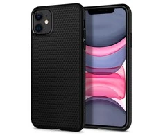 Spigen Liquid Air dėklas skirtas Apple iPhone 11, spalva - Matte Black