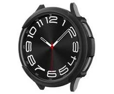 Dėklas Spigen Liquid Air, matinės juodos spalvos – Samsung Galaxy Watch6 Classic 43mm