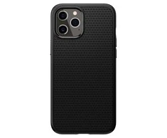 Spigen Liquid Air dėklas skirtas Apple iPhone 12 Pro Max, spalva - Matte Black