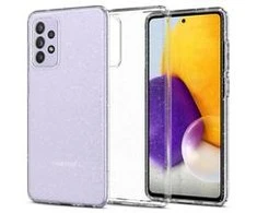Dėklas „Spigen“ skystųjų kristalų blizgučiai „Samsung Galaxy A725 A 72 Clear ACS02326“