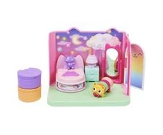 Spin Master Polly Pocket Gabi katės namelis – stebuklingi miegamojo kambariai + katės figūrėlė (GXP-912216)