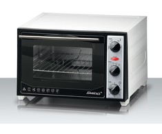 Mini orkaitė su konvekcija ir iešmu Steba KB 27 U.2 (Reguliavimo žiedas, 1500W, juodos ir sidabrinės spalvos)