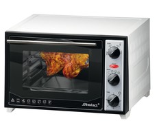 Mini orkaitė su konvekcija ir iešmu Steba KB 27 U.2 (Reguliavimo žiedas, 1500W, juodos ir sidabrinės spalvos)