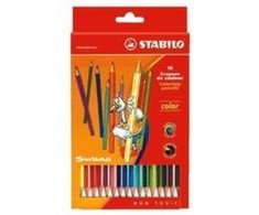 Stabilo Pieštukai spalvoti FLUO 18vnt.