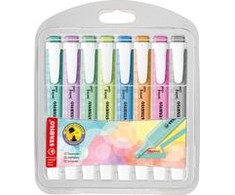 Stabilo Teksto žymekliai SWING COOL pastel 8vnt.