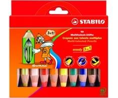 Stabilo – Woody 3in1 10 vnt (880/10)