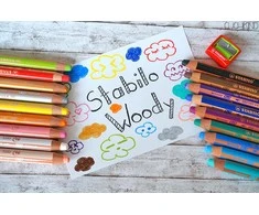 Stabilo Woody 3W1 creds 18 col + pieštukas kietiklis (381339)