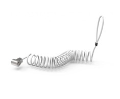 Compulocks Maclocks Universal Tablet Coiled Lock with Adhesive Security Plate 1.83 m (CL15CUTL)