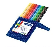 Spalvoti pieštukai tribriauniai STAEDTLER ERGO SOFT, 12 spalvų