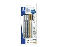 Staedtler Rašiklių ir žymeklių rinkinys PIGMENT LINER 308/8323