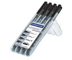 Staedtler Lumocolor -huopakynälajitelma, 4 kpl