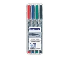 Staedtler sauso trynimo žymeklis LUMOCOLOR 311S, 4 vnt. pakuotėje (STA003)