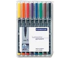 Staedtler 313 WP8, Juoda, Mėlyna, Ruda, Žalia, Oranžinė, Raudona, Violetinė, Geltona, Juoda, Polipropilenas (PP), 0,4 mm, 1 vnt.