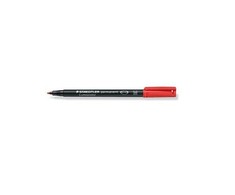 Žymeklis STAEDTLER OHP LUMOCOLOR 317/318, 1,0 mm, RAUDONA