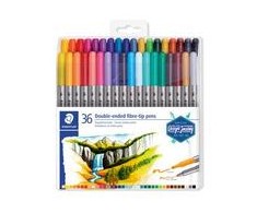 Staedtler Dvipusiai žymekliai Staedtler 36 spalvos