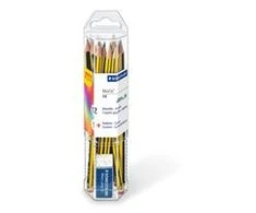 Staedtler - Noris klasikiniai pieštukai, įsk. trintukas, 12 vnt. (61 120P1)