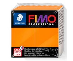 Modeliavimo masė - Fimo Professional - Oranžinė - 85 g - Kietėja krosnyje - Lengva apdoroti