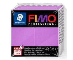 Modeliavimo masė - Fimo Professional - Levanda - 85 g - Kietėja krosnelėje - Vaikams nuo 3 metų