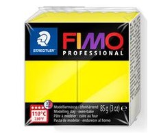 Staedtler Modeliavimo masė - Fimo Professional - Citrininė geltona - 85 g - Kietėja krosnyje - Puikiai tinka papuošalams