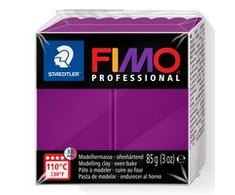 Staedtler Modeliavimo masė - Fimo Professional - Violetinė - 85 g - Kietėja kepant - Smulkūs ir tikslūs modeliai