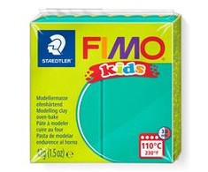 Fimo Kids žalias modelino masė vaikams - 42g