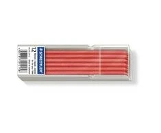 STAEDTLER Mine Lumocolor non-perm raudona 12ST