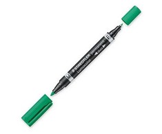 Permanentinis žymeklis STAEDTLER LUMOCOLOR DUO 348, ŽALIA
