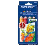 Spalvoti pieštukai STAEDTLER NORIS CLUB 12 spalvų