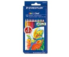 Spalvoti pieštukai STAEDTLER NORIS CLUB 12 spalvų
