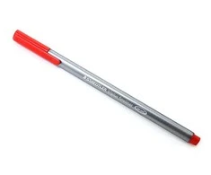 Vienkartinis rašiklis STAEDTLER TRIPLUS FINELINER 334, 0,3 mm, raudona