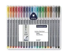 Staedtler STAEDTLER Fasermaler trispalvė 20St Box