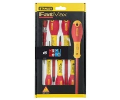 Stanley 065443 FatMax atsuktuvų rinkinys izoliuotas (6 dalys), įvairiaspalvis