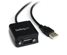 USB kabelis StarTech USB-A - RS- 232 1,8 m Juodas (ICUSB2321F)