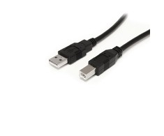 USB kabelis StarTech USB-A - USB-B 10 m juoda (USB2HAB30AC)