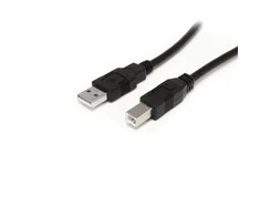 USB kabelis StarTech USB-A - USB-B 10 m juoda (USB2HAB30AC)