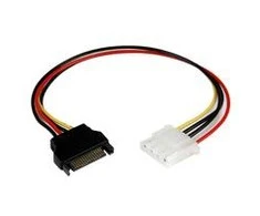 "StarTech Molex" - SATA, 0,3 m, daugiaspalvis (LP4SAFM12)