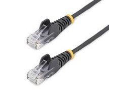 „StarTech CAT6“ kabelis - 1,5 m - juodas/be užsegimo - 28 AWG varinis laidas