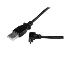 USB kabelis StarTech USB-A - mikroUSB 1 m juodasis (USBUB1MU)