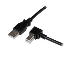 USB kabelis StarTech USB-A - USB-B 1 m Juodas (USBAB1MR)